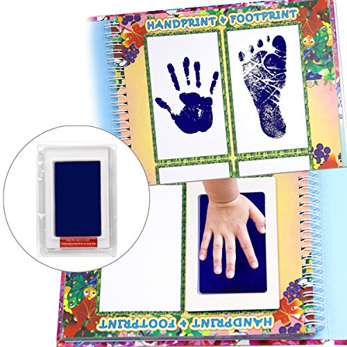 BABY BOOKS - MEMORY BOOK - BABY FOOTPRINT - BABYS FIRST BOOK - BABY ALBUM - BABY JOURNAL