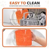 Aileem Lick Mat 4 Pack with Suction Cups Slow Feeding 15.5 cm Japanese view 6