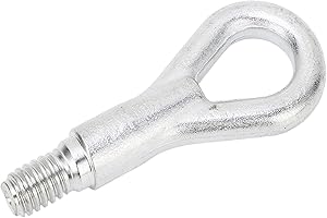 Pssopp Trailer Hitch Ring, High Strength Steel Alloy Tow Hook, Easy Installation for E36 E46 E38 E31 Z3 Smart ForTwo