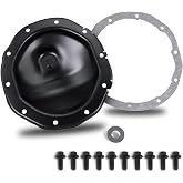 697-706 Rear Differential Cover with Gasket For Chevy GMC Cadillac Models | 1999-2008 Silverado 1500 Sierra 1500 Avalanche S10 Sonoma Express Yukon Escalade,with Magnet &amp; 10 Screws,8.5/8.625-Inch