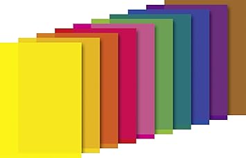 Heyda 2048021 Transparentpapier-Heft / Pergamin (24,5 x 34 cm, 42 g/m², 10 Blatt)
