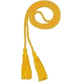 Tassel Depot Graduation Honor Cord - Gold - Every School Color Available - Made in USA