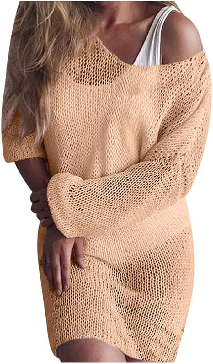 slouchy sweater dress