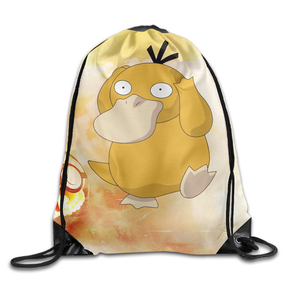 代引き手数料無料 Nobee Psyduckロゴ巾着バックパック袋バッグ B01kuhradc One Size 人気no 1 本体 Www Saivishram Com