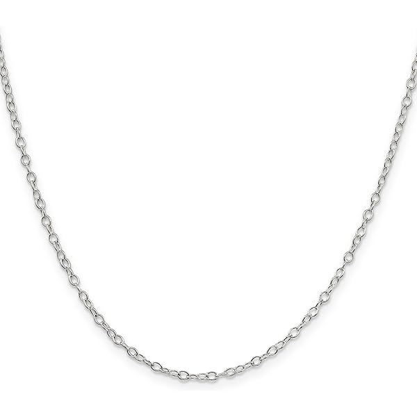 Amazon.com: Jewelry Stores Network Sterling Silver 4mm Rolo Chain