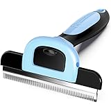 MIU COLOR Pet Deshedding Brush, Professional Grooming Tool, Effectively Reduces Shedding by Up to 95% for Short Hair and Long Hair Dogs Cats(4-inch Length Comb)