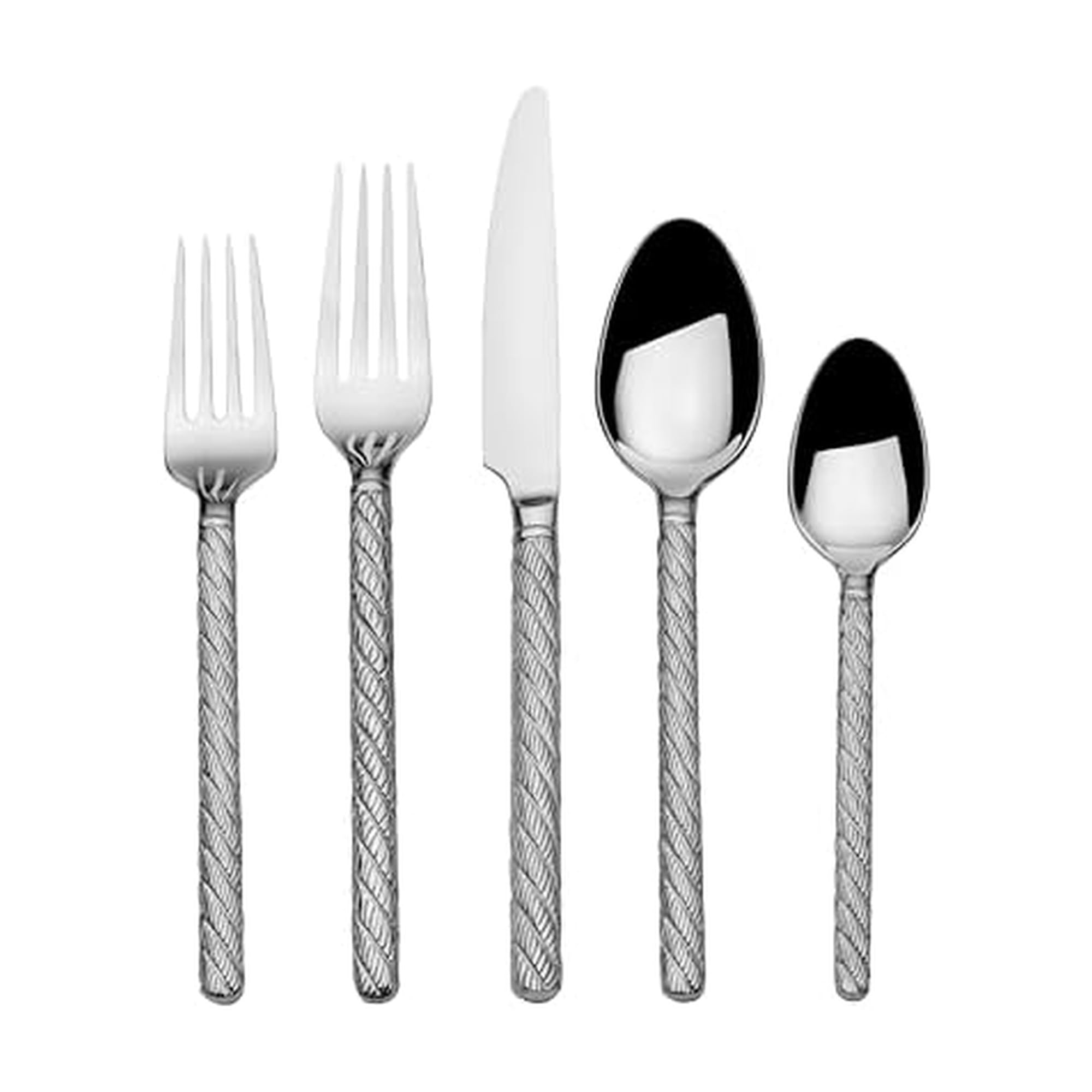 Wallace Neptune 20 Piece Stainless Steel Flatware Set, Service For 4 Image