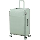 It Luggage Lustrous Luxe 28" Softside Checked 8 Wheel Spinner, Desert Sage
