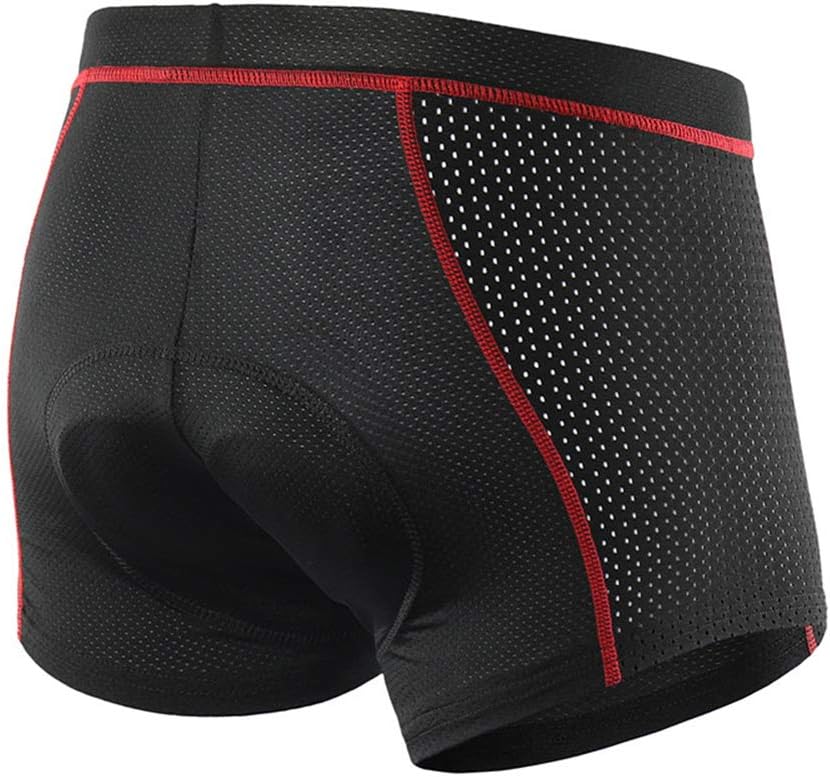 Upgrade Men's Cycling Underwear Soft Mesh Gel Padded Cycling Underwear Undershorts MTB Liner Shorts: Clothing