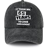 Tbstlumd It Took Me 25 35 45 55 65 75 85 95 Years to Look This Good Hat for Women Men, Adjustable Embroidered Baseball Cap