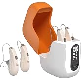 StitchGreen GM-313 Rechargeable CIC Hearing Aid &ndash; Invisible In-Ear Amplifier for Mild to Moderate Hearing Loss, 16-Channel Noise Reduction, Wireless OTC Hearing Device
