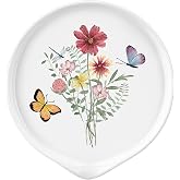 Ceramic Spoon Rest for Stove Top Cute Spoon Rest for Kitchen Counter | Butterfly Spoon Holder for Stove, Cute Kitchen Decor and Accessories, Coffee Spoon Rest for Coffee Bar Accessories, 1Pack