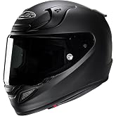 HJC RPHA 12N Solid Natural Motorcycle Helmet, DOT Approved (Matte Black, Medium)