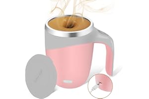 TXLOOK Self Stirring Mug,Rechargeable automatic magnetic Self stirring coffee mug,Rotating Home Office Travel Mixing Cup,To Stir Coffee, Chocolate, Milk, Protein,Cocoa Etc, Great For Office, School, Gym…