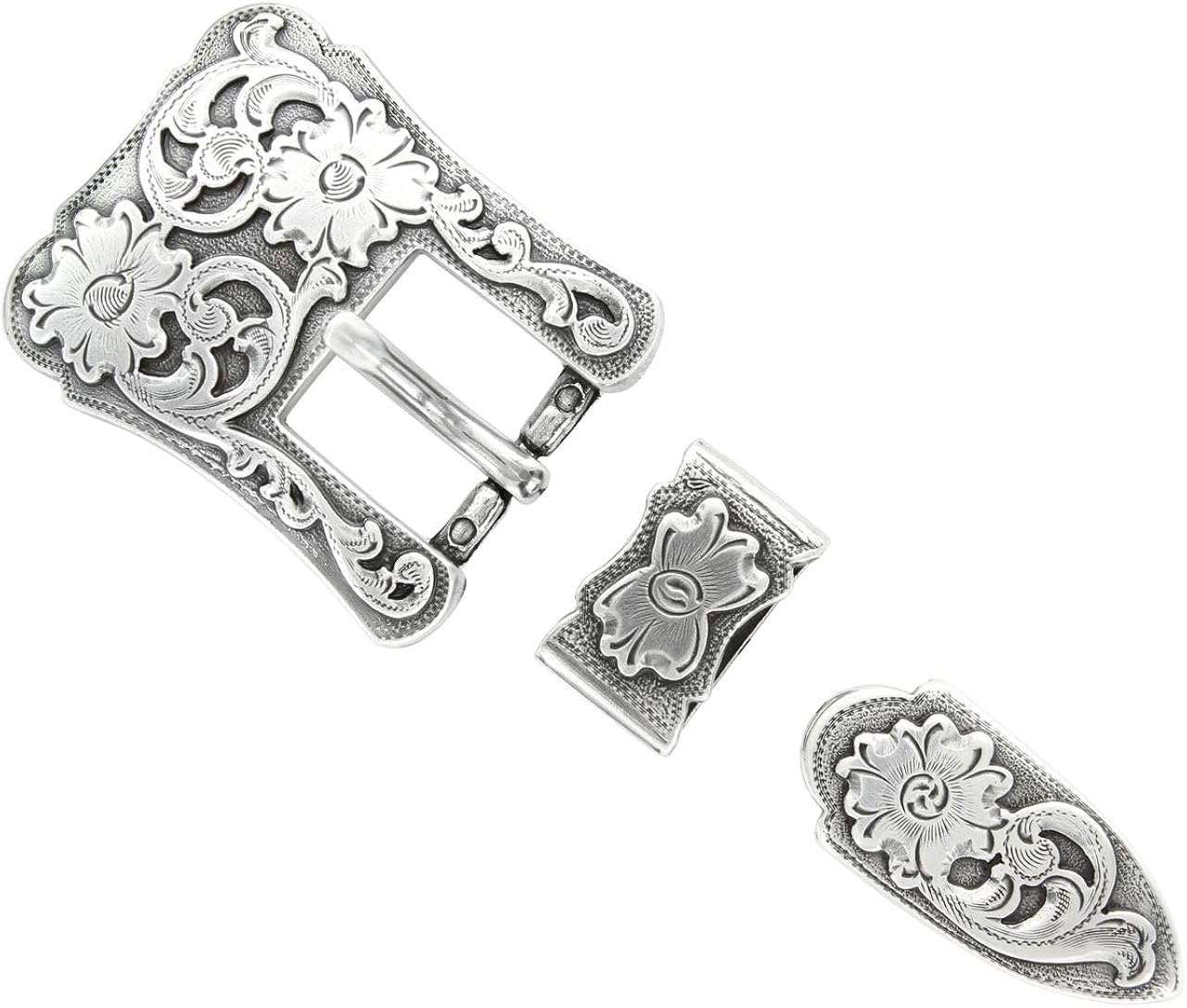 S5401-COPPER Copper Western Belt Buckle Set: Clothing