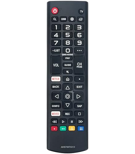 Genuine LG Remote Control AKB75675311 - Wireless, 5-10m Range