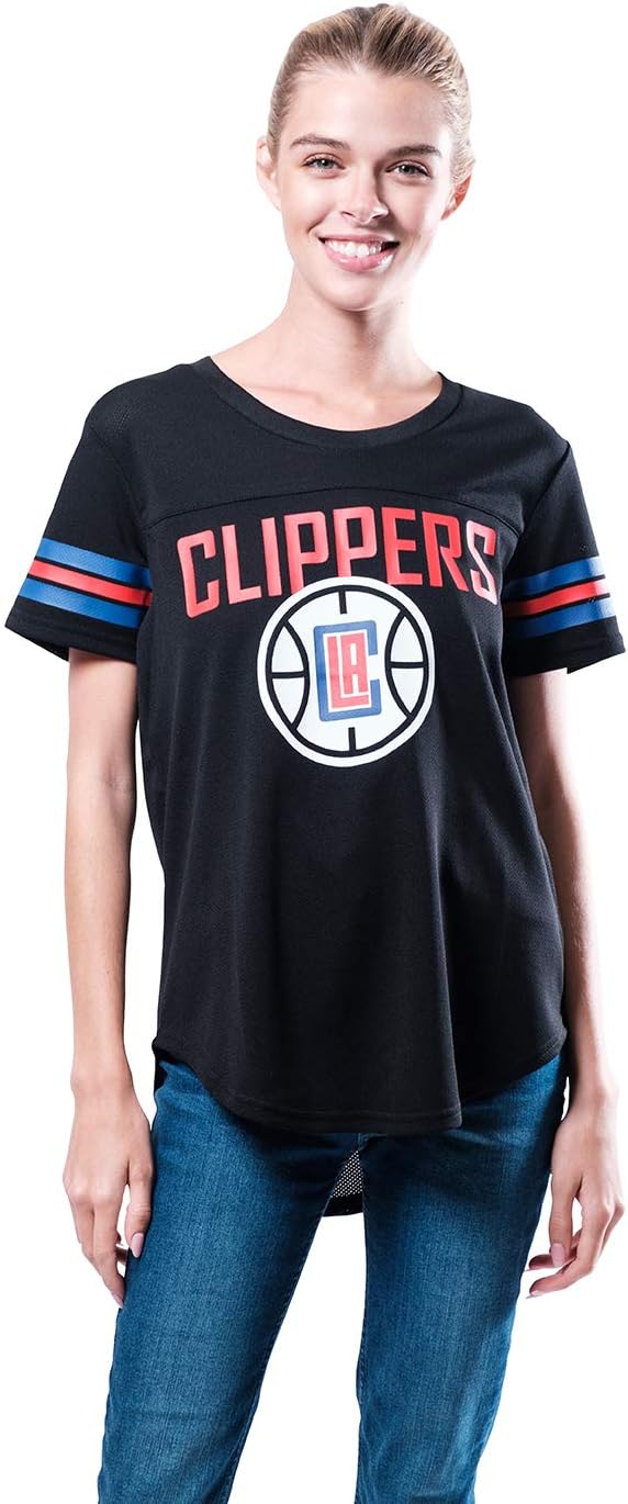 Ultra Game NBA Women's Soft Mesh Jersey T-Shirt