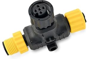 GaiRen NMEA 2000 Tee Connectors, T-Connectors 2K Network for Lowrance Simrad Garmin Dual Device
