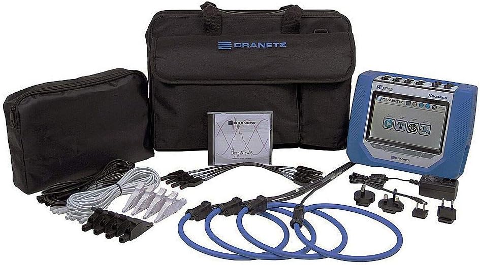Dranetz HDPQ-XAFLEX6KPKG Xplorer Kit, w/ 1&3 phase 24" 6000A Flex Probes