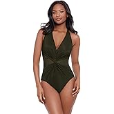 Miraclesuit Women's Swimwear Illusionist Wrapture Halter Soft Cup One Piece Swimsuit