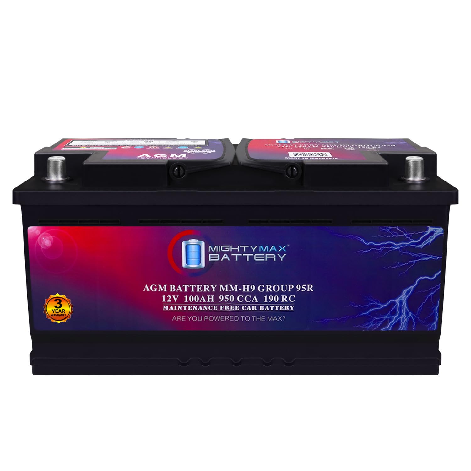 thumbnail image 2 of 12V 100Ah SLA AGM Battery Replacement For SC351 Scrubber 2 of 12