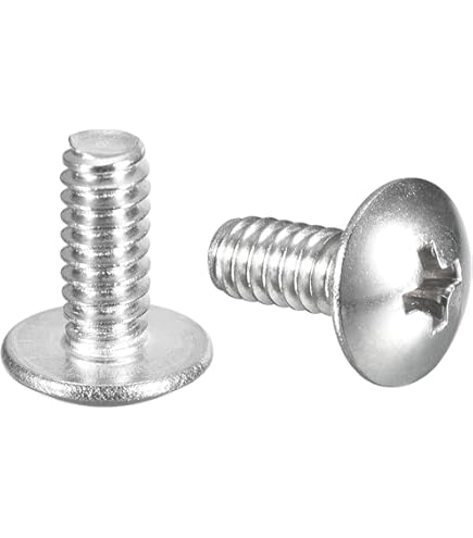 QISHENG 100 PCS #6X2 Stainless Steel Phillips Pan Head