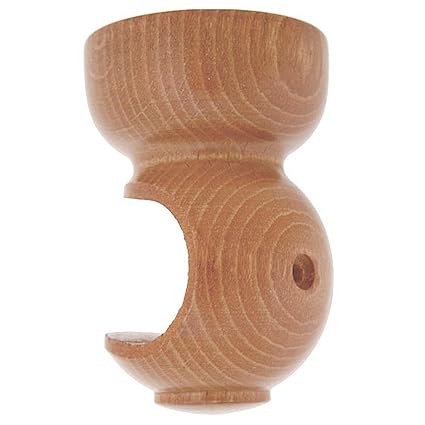 Riel Chyc 5430135 Smooth Wooden Curtain Rail Holder For Ceilings