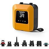 Peakspeak Electric Paddle Board Pump S1-20PSI Rechargeable SUP Pumps, Dual Stage Inflation & Deflation, Suitable for Stand Up Paddle Boards, Boats, Kayaks and Tent