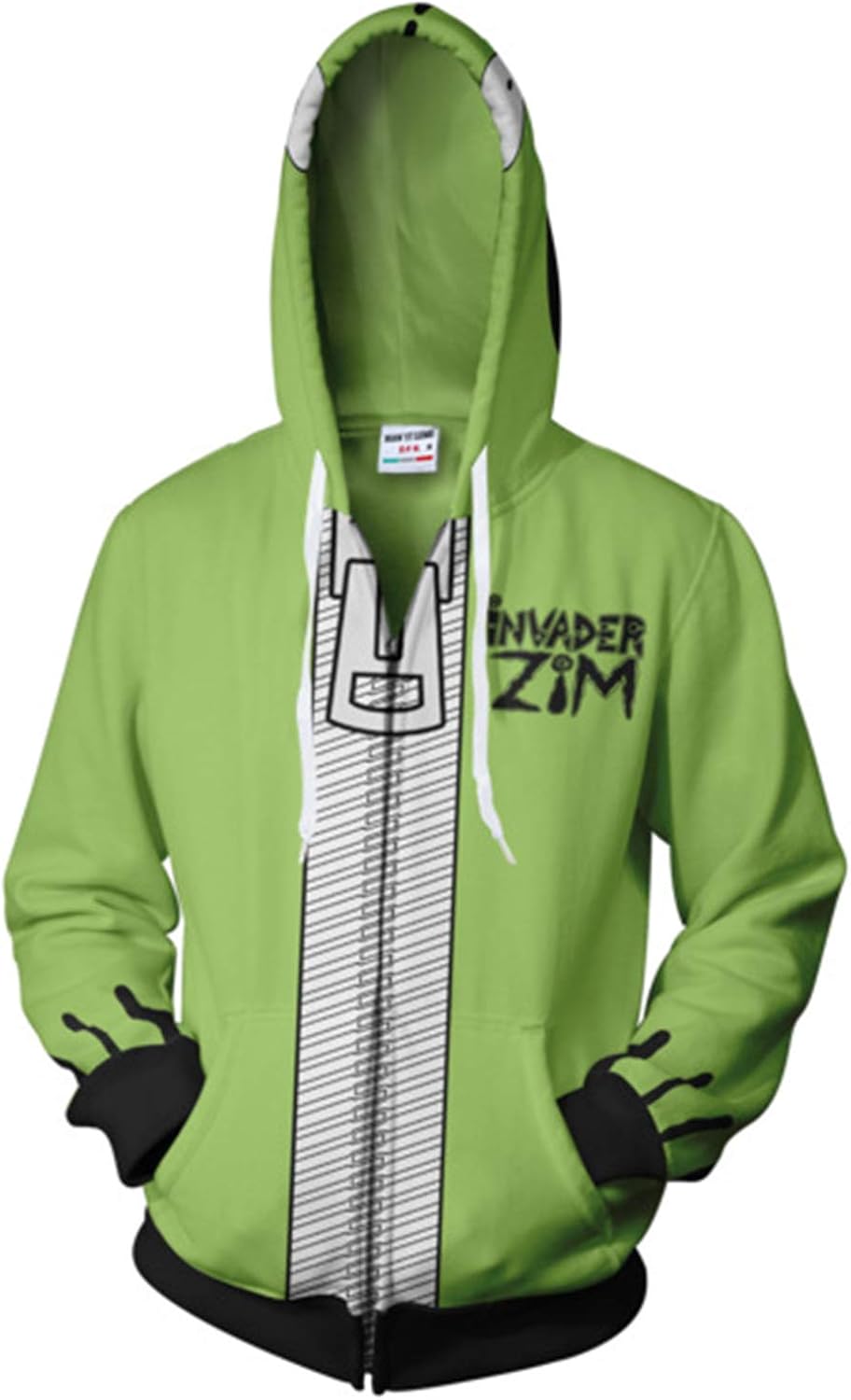 COSMOVIE Mens Invader Zim Gir Doom Hoodies Adult Casual