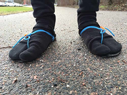 Polar Feet Adults' Tabi Socks Black XL - Thumbnail 3
