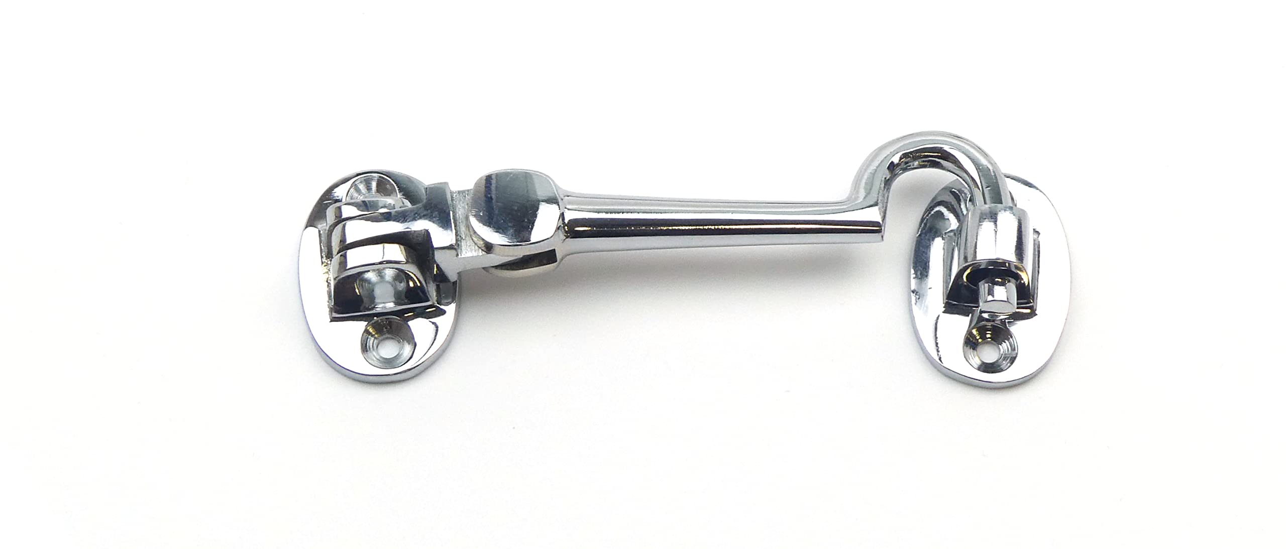 Polished Chrome on Solid Brass Cabin Hook 100mm