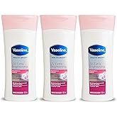 Vaseline Brightening Body Lotion – 3 x 100ml – Daily Moisturizing Care with Hydrating Complex, Non Greasy Moisturizer