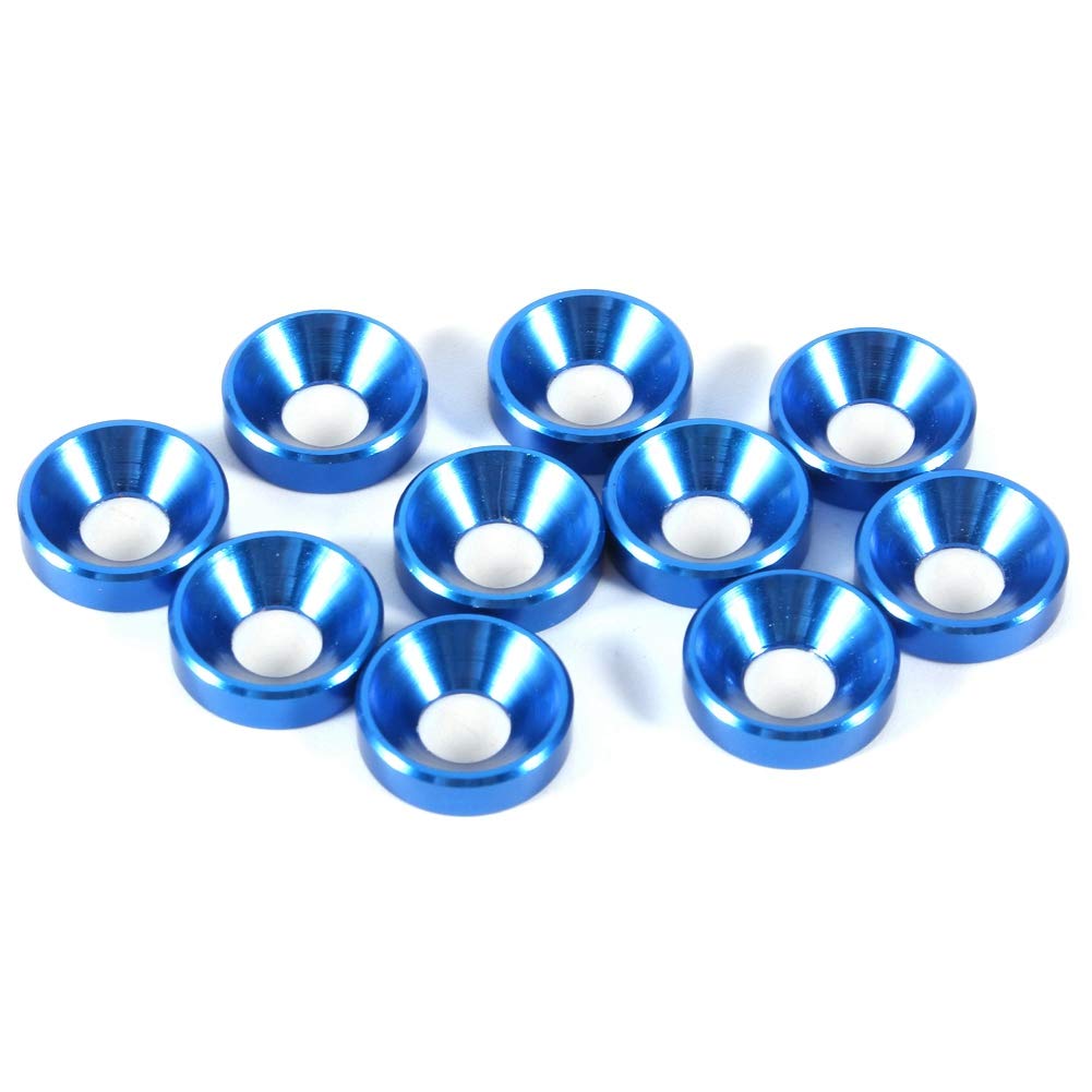 M5 Countersunk Head Washers Set - 10 Pcs Anodized Aluminum Alloy Gasket, Rust Resistant for Universal Applications