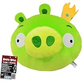 Just Toys &ndash; Angry Birds King Pig Plush, 15 Inch Mega Size Stuffed Animal | Officially licensed Angry Birds King Pig plush, oversized 15-inch Mega Size, super-soft and huggable