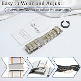 Vicmag 3x Magnetic Titanium Bracelet Men 3500 Gauss Adjustable Gift Box view 3