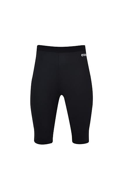 Eono Essentials Yoga-Shorts aus 4-Wege-Stretch für Damen, bis zur Mitte der Oberschenkel reichend