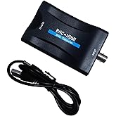 Meekwds Coax to Hdmi Adapter,BNC to HDMI Converter,CVBS PAL/NTSC BNC to HDMI Adapter,720P/1080P Video Adapter HDCP Hook Secur