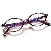 Icesor Oval Blue Light Blocking Glasses Vintage Y2K Anti Eyestrain Protection TV Computer Gaming for Women Reno
