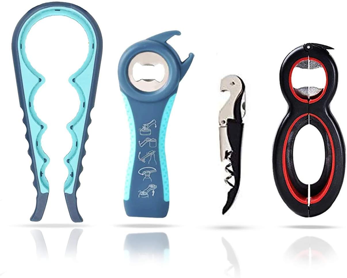 VTone Multi Opener, 4in1Jar Openers and 5in1 and 6in1 Stainless Steel