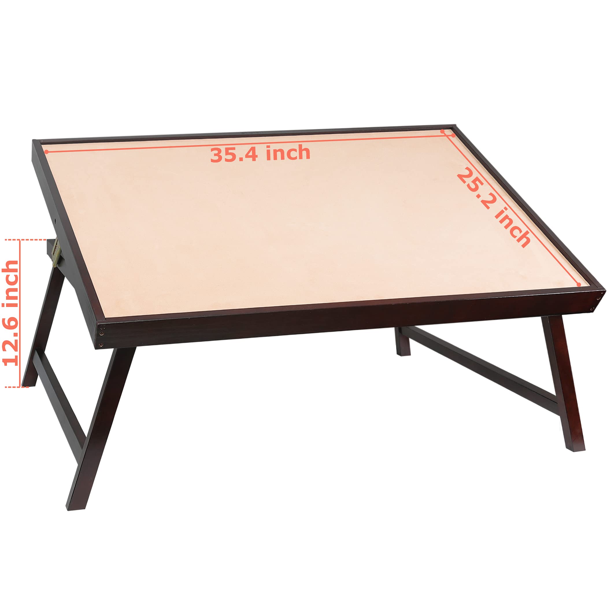 LAVIEVERT 1500 Piece Tilting Puzzle Table with Folding Legs, Adjustable Puzzle Board Easel with Non-Slip Tabletop, Large Portable Wooden Jigsaw Puzzle Table Puzzle Storage for Adults