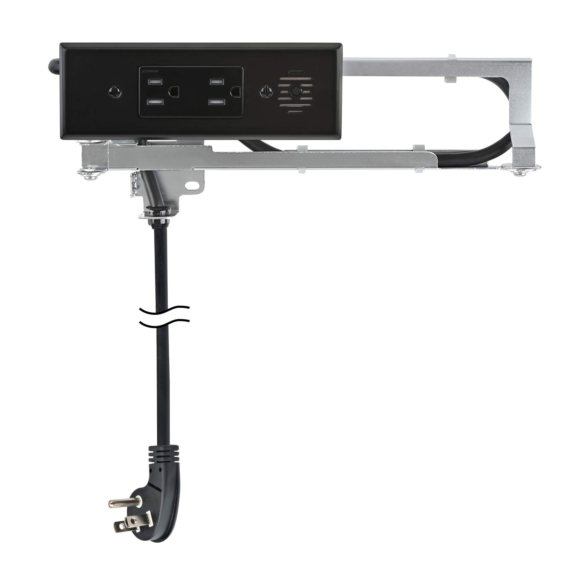 Photo 1 of Docking Drawer Blade in-Drawer Outlet, Integrated Safety Shutoff, (2) 15 amp AC, Black