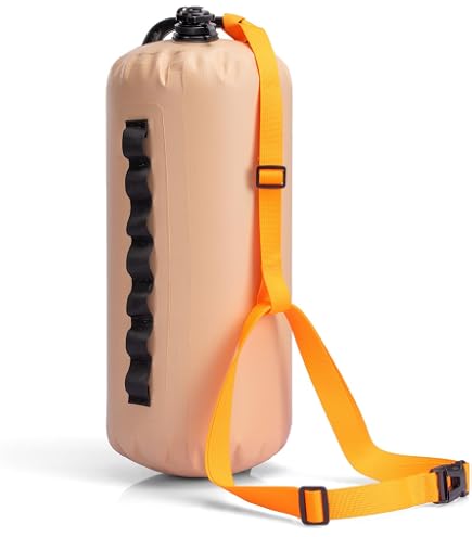 Boyna De Seguridad Inflable RESTUBE Para Natación Y Snorkel - Se Infla Con Cartucho De CO2, Color Negro