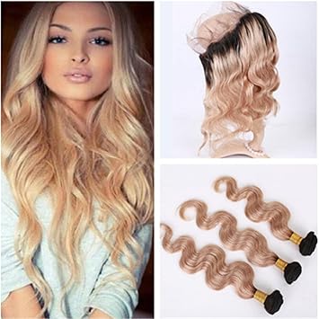 Ombre bundles with 360 frontal Clearance