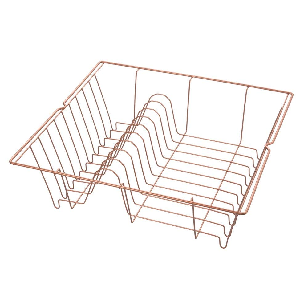Metaltex 'Lipsia' Dish Drainer, Polytherm Copper, 36 x 33 x 12 cm
