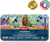 Derwent Inktense 72 Pencil Set in 2 Layer Tin, 4mm Core, Water-Soluble view 3