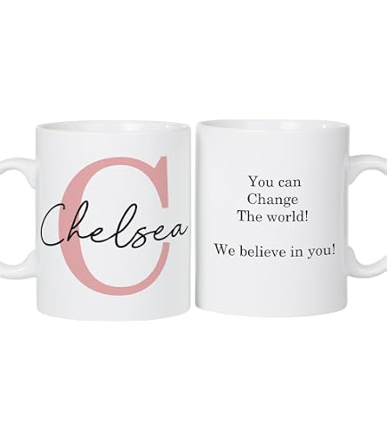 Amazon.com | Personalization Universe Double Sided Photo Personalized 30 oz.  Oversized Coffee Mug: Coffee Cups & Mugs