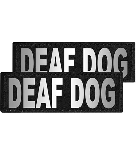 Hundeleinen-Hülse „I Am Deaf Ask To Pet Me“ – Aus Polyester, 22 Cm, Für Hunde Mit Besonderen Bedürfnissen