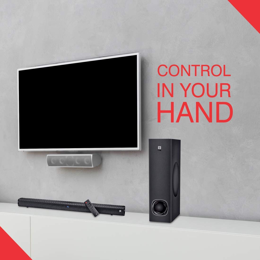 iball soundbar with woofer