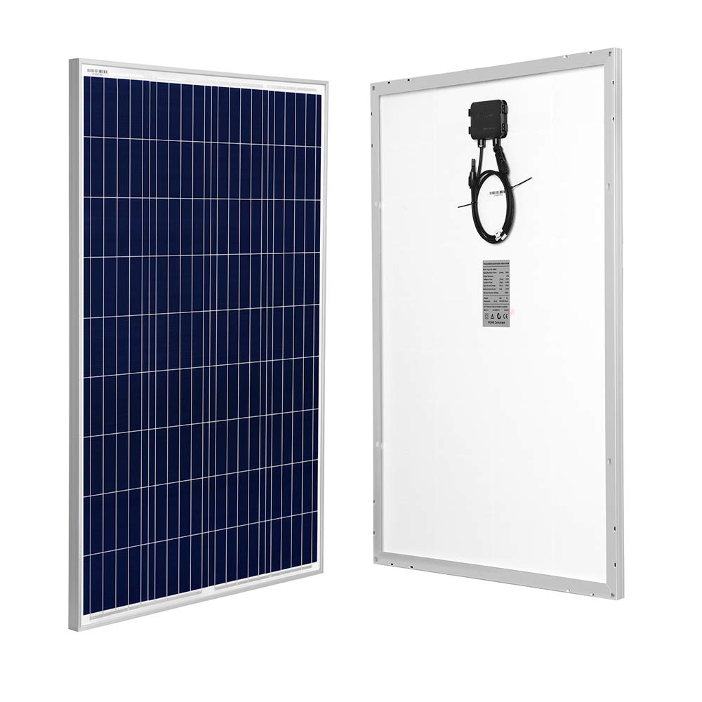 SUNGOLDPOWER 100 Watt 12V Polycrystalline Solar Panel Solar Module：1pcs ...