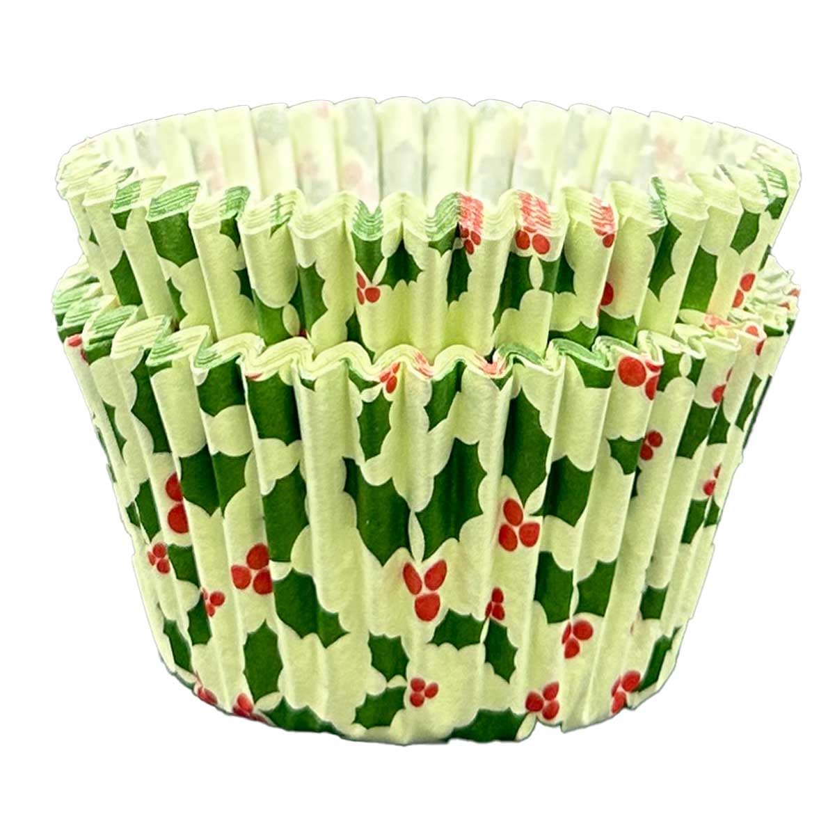 Scrumptious 5135-30 Cupcake Green Holly (36 Cases), Paper